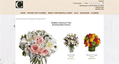 Desktop Screenshot of continentalflorist.net